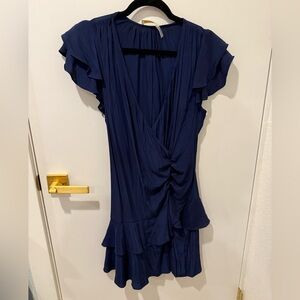 Ramy Brook Midnight/Navy Blue Mini Dress